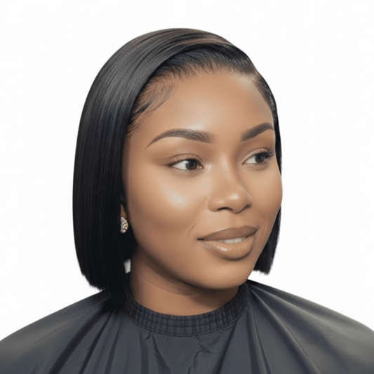 Brazilian Lace Frontal Wig Blunt Bey Bob 8 Inch